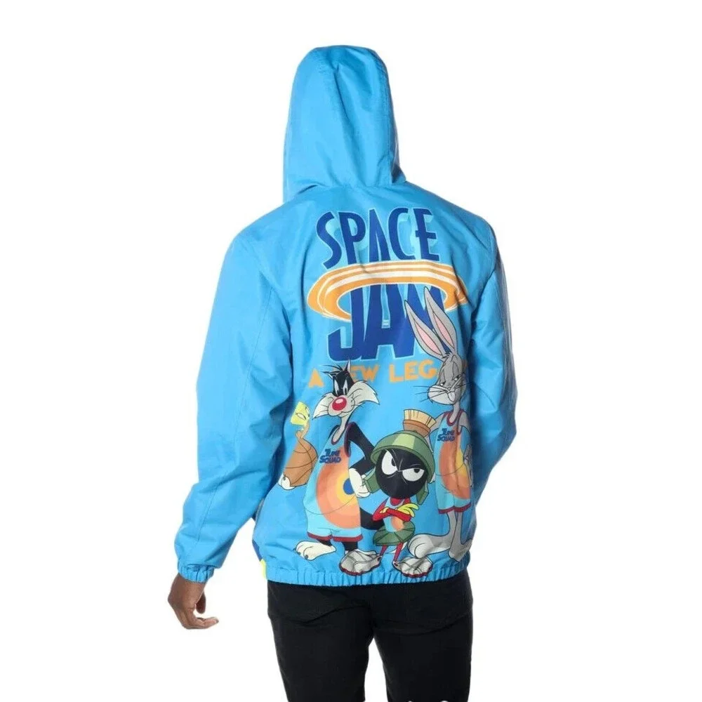 Space Jam x  Members Only  Men's  Exclusive New Legacy Team Windbreaker …